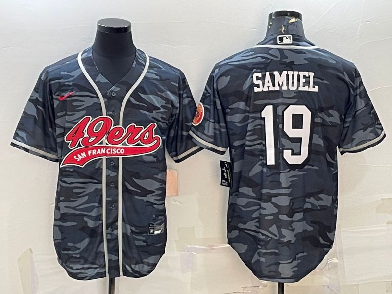 Men San Francisco 49ers #19 Samuel Camo 2022 Nike Co branded NFL Jersey